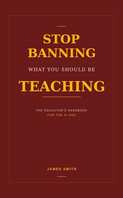 Stop Banning What You Should Be Teaching - Book Cover